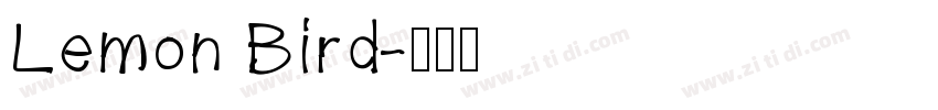 Lemon Bird字体转换